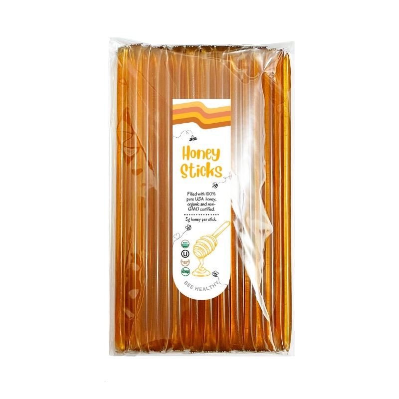 Pure Organic Clover Honey Straws (50 Counts)